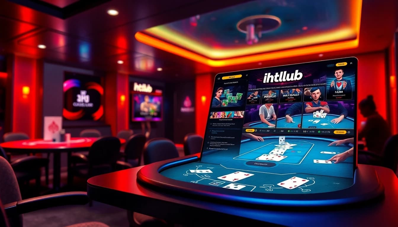 Dynamic gaming interface of hitclub featuring intense card game action.