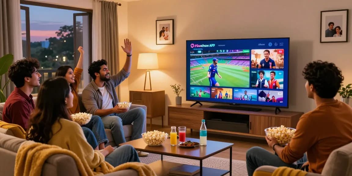 Pikashow APK download brings friends together for movie and IPL cricket nights.
