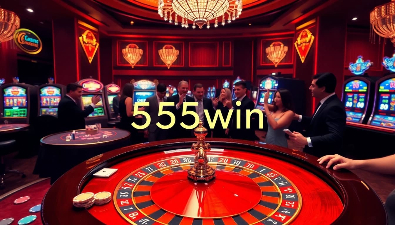 Experience the excitement of 555win with vibrant casino games and engaging players.