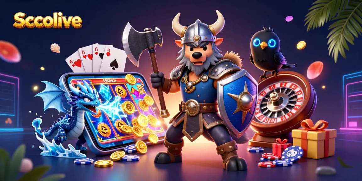 Socolive enhances gaming excitement with thrilling 3D characters and dynamic casino elements.