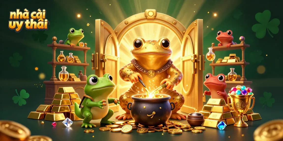 Experience the thrill at nhà cái uy tín with stunning alchemical gold transformations in a vibrant casino setting.