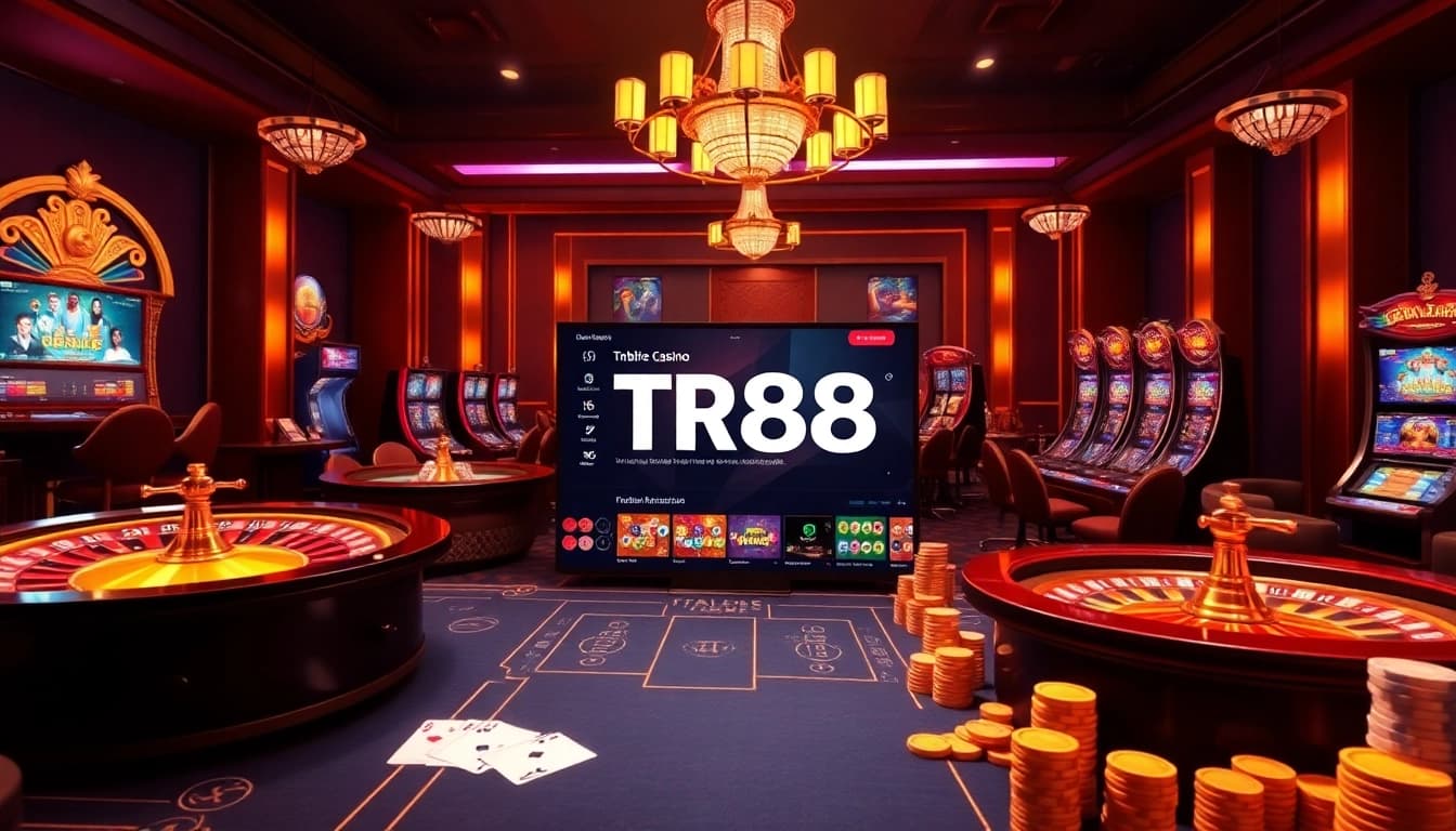Players enjoying thrilling games at https://tr88vip.co.com/ casino with luxurious atmosphere.