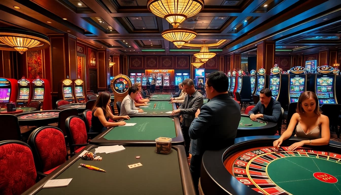 Experience immersive casino action at https://xn88.law/ with vibrant gaming tables and engaging players.