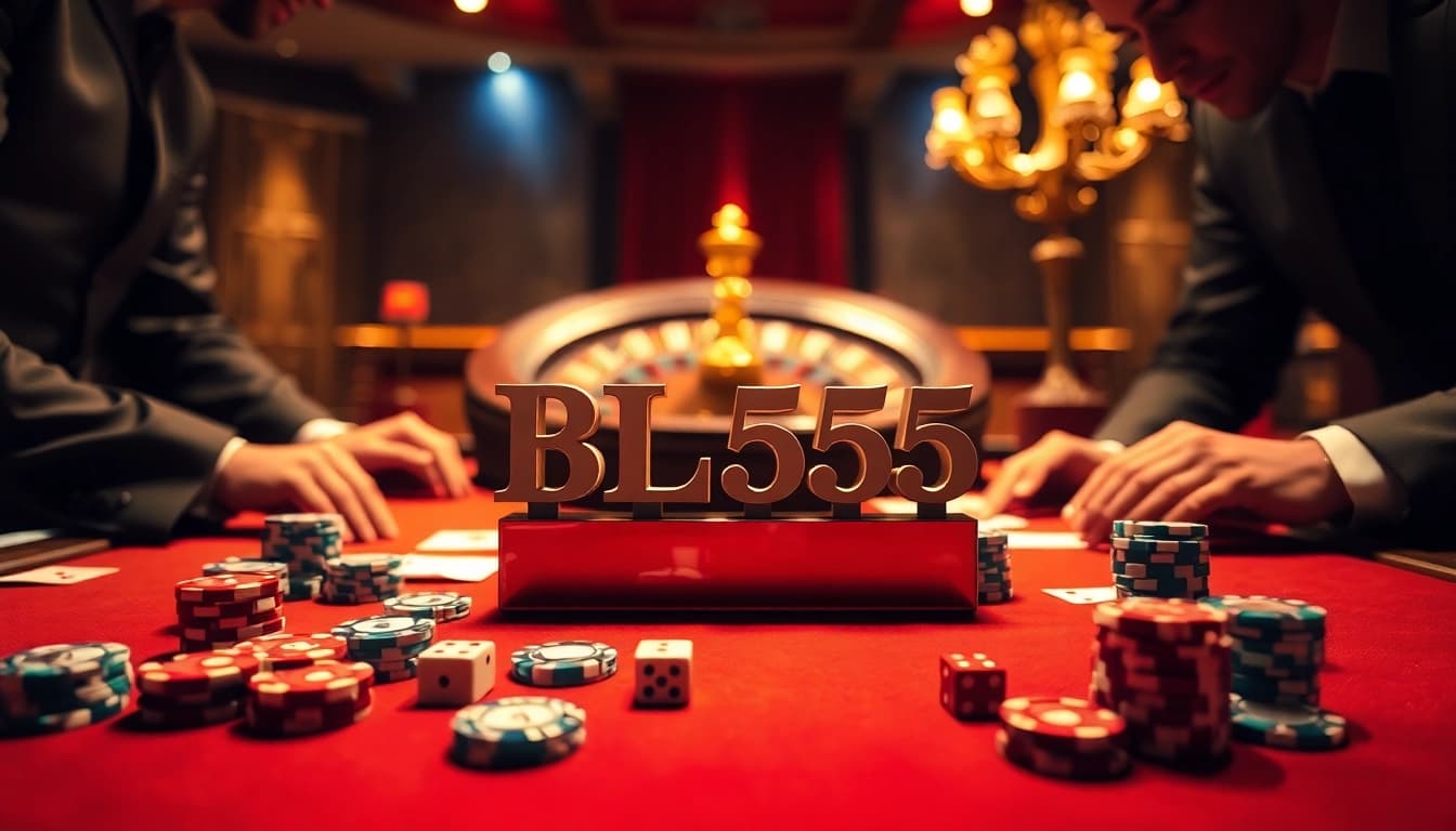 Experience the excitement of gambling at BL555 casino with professional poker and roulette games.