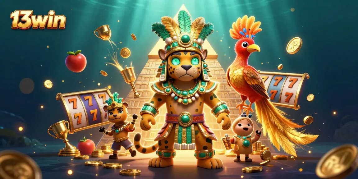 Experience thrilling gameplay at 13win with vibrant slot reels and dynamic prizes.