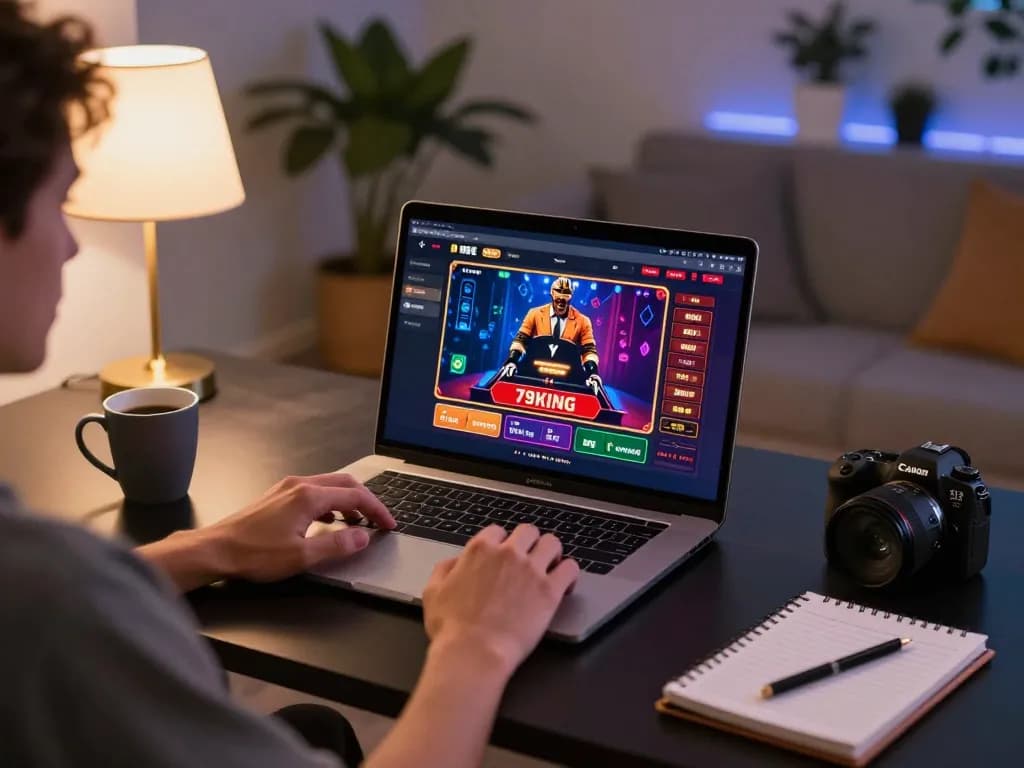 Engaging online gaming session at 79KING showing a player interactively betting on live dealer games.