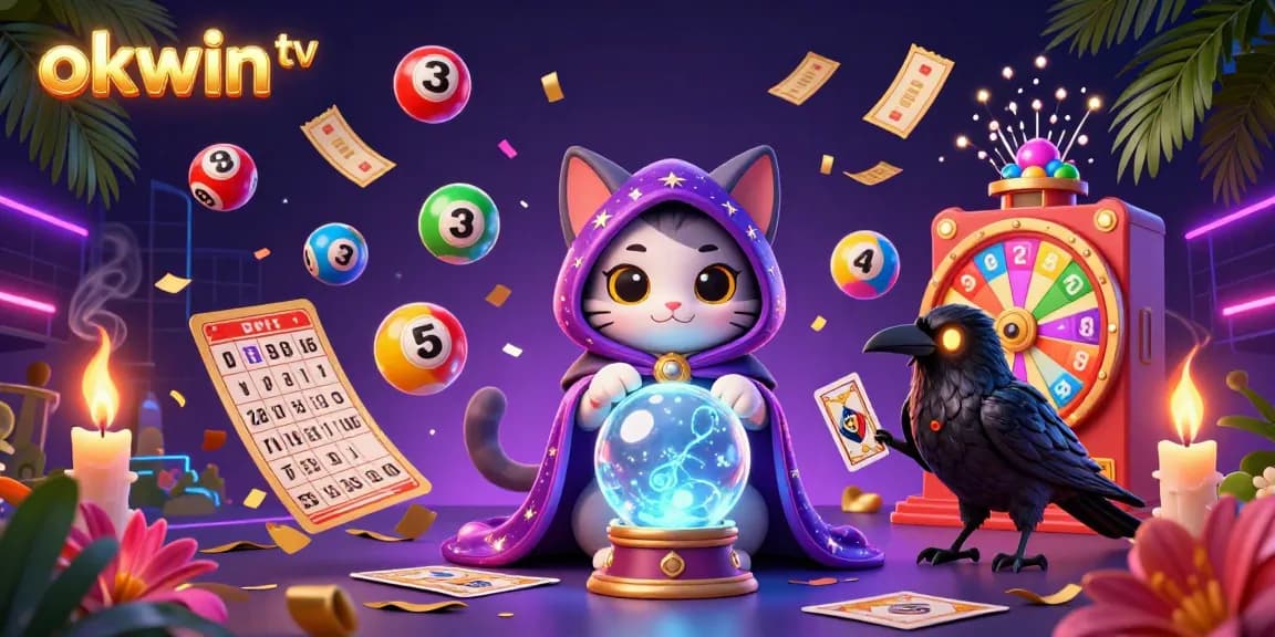 Experience thrilling gameplay with okwin tv in this vibrant casino-themed digital art.
