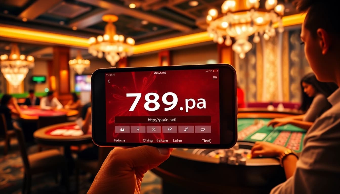 Gambling excitement at https://789pa.in.net/ with players engaged in casino games and vibrant, high-stakes atmosphere.