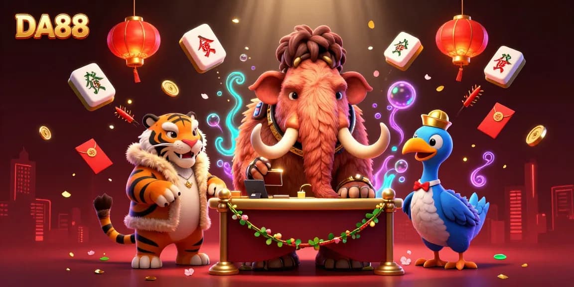 DA88 invites players to engage with exciting slot games amidst a vibrant casino atmosphere.