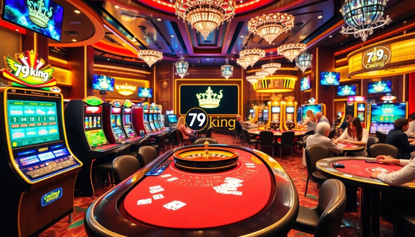 Experience the thrill of winning at 79king's vibrant casino environment filled with dynamic games and engaging tables.