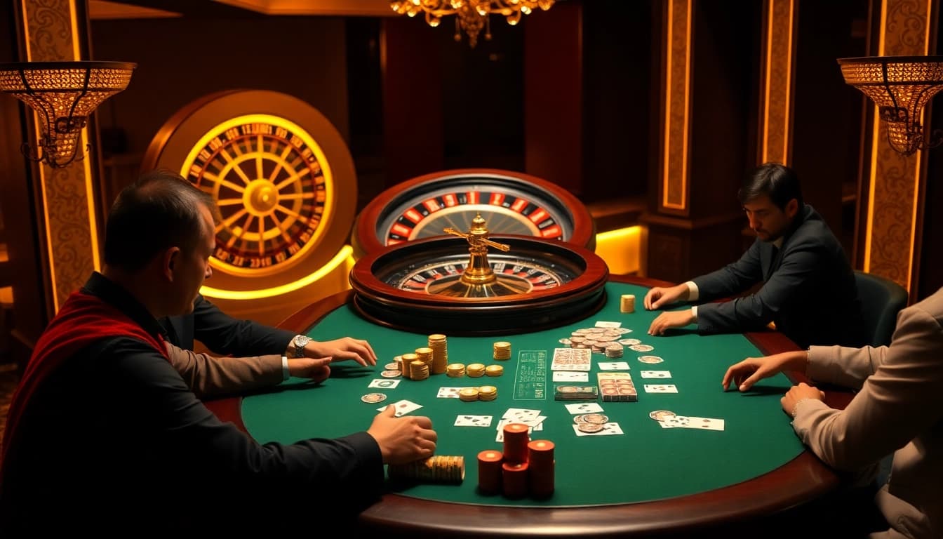 Experience the thrill of gambling at mi88 with engaging poker and roulette gameplay.