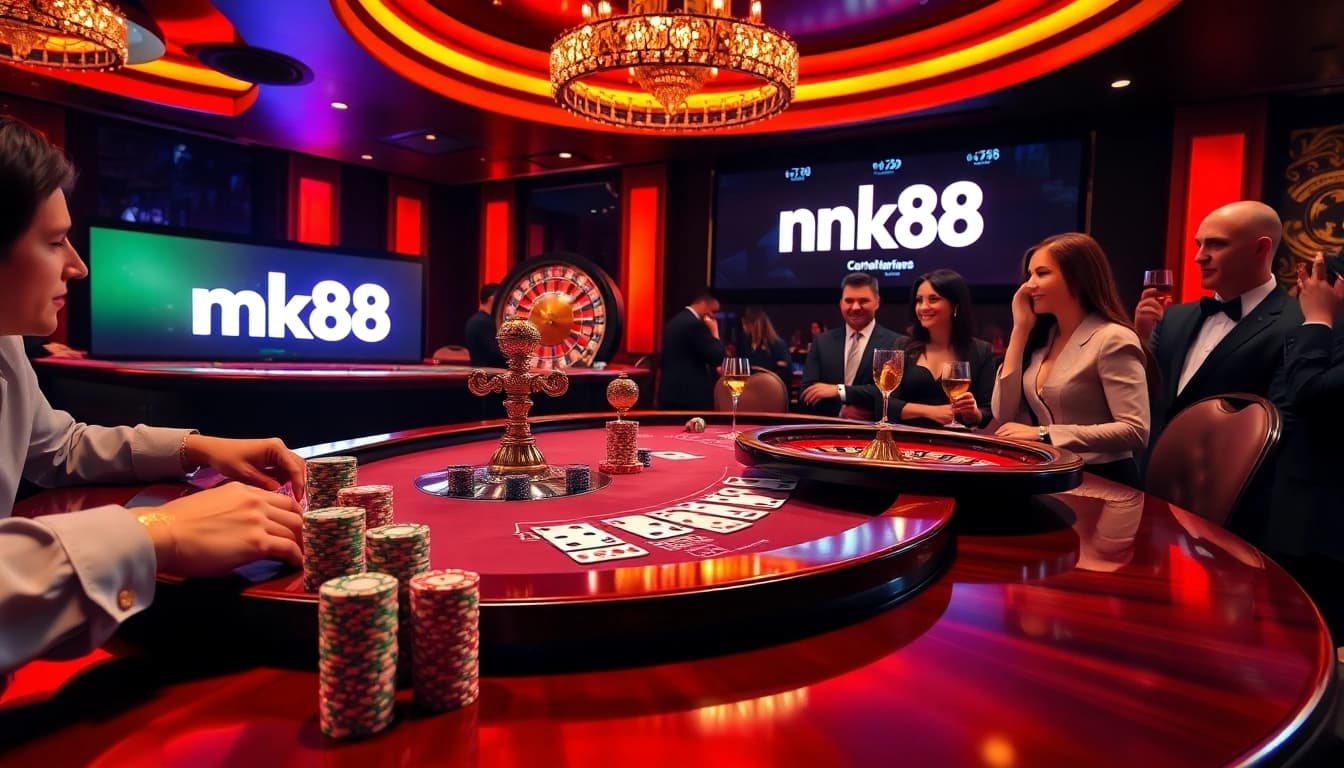 Experience thrilling poker action at nk88 with glamorous tables and intense gameplay.