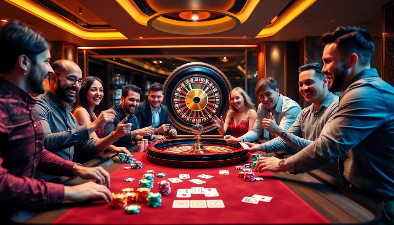 Experience thrilling moments at mm88.com with players enjoying vibrant casino games.