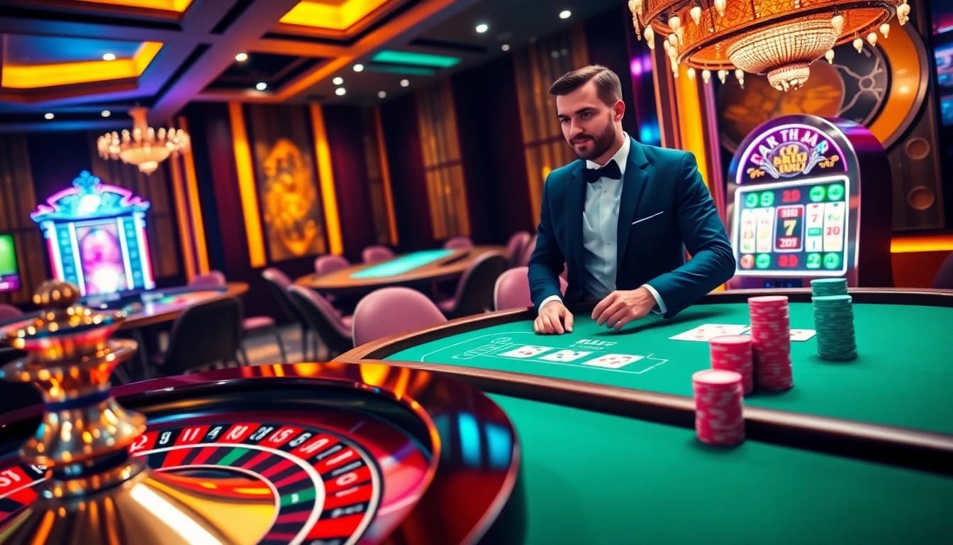 Experience thrilling online gaming at https://debet.br.com/ with vibrant casino tables, exciting slots, and engaging dealers.