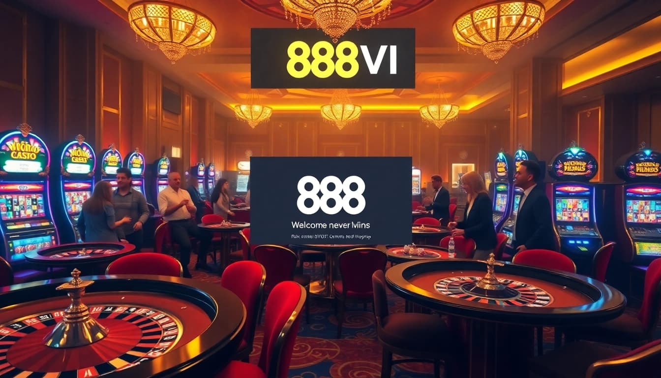 Experience thrilling 888 VI casino games with live tables and exciting slot machines.