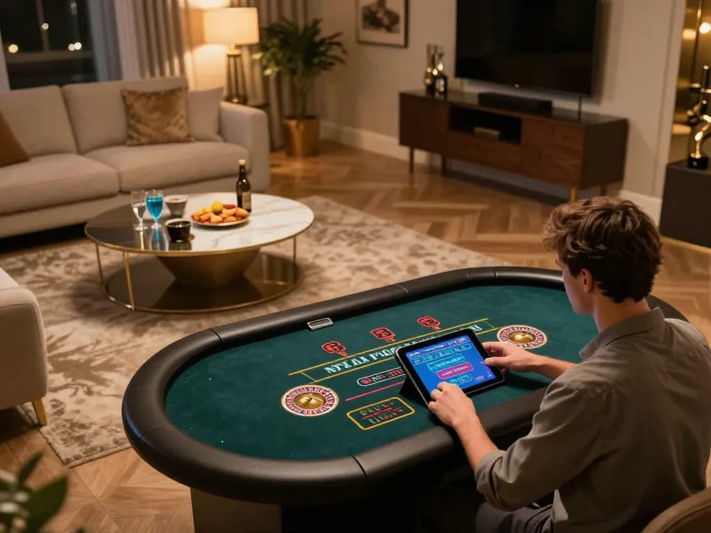 Engaging in online casino gameplay at nhà cái ONE88 with live dealer roulette, creating a vibrant gaming atmosphere.