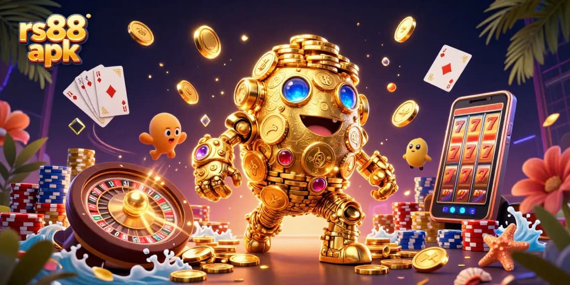 Experience thrilling gameplay with rs88 apk featuring vibrant 3D graphics and casino elements.