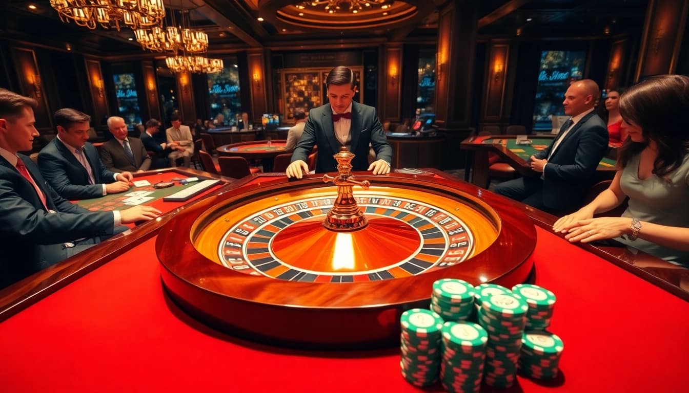 Experience the thrill of gambling with live dealers at https://okfun.guru/ featuring vibrant casino elements.