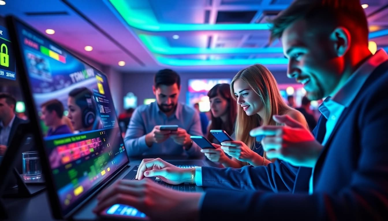 Engaged players exploring stimmgewitter.org, a trusted online betting platform.
