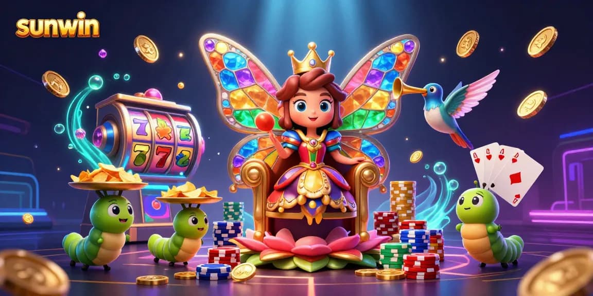 Play exciting games at Sunwin with vibrant slot machines and dazzling treasures.