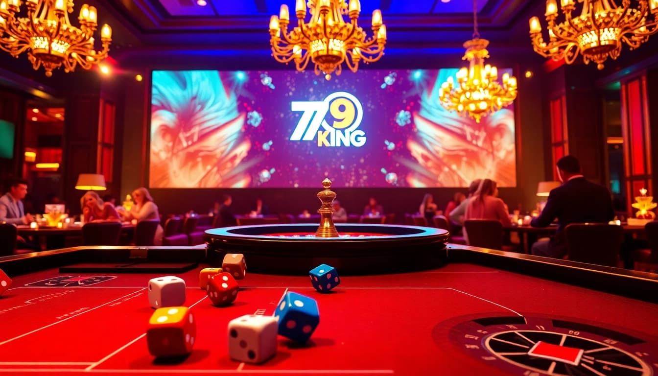 Experience thrilling gameplay at 79KING's dynamic casino with vibrant dice rolls and exciting roulette.