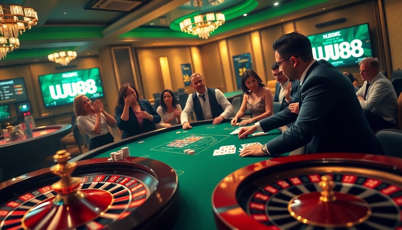 Experience thrilling poker strategies at UU88 casino with professional gameplay.