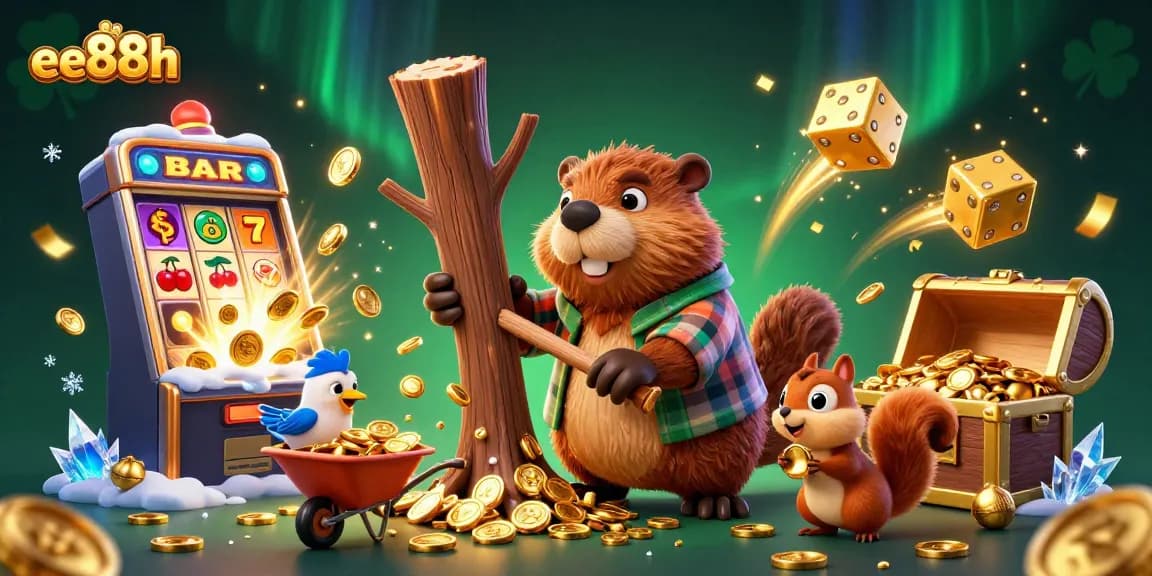 Experience big wins with ee88h as cartoon characters celebrate jackpots and gold coins flying everywhere!