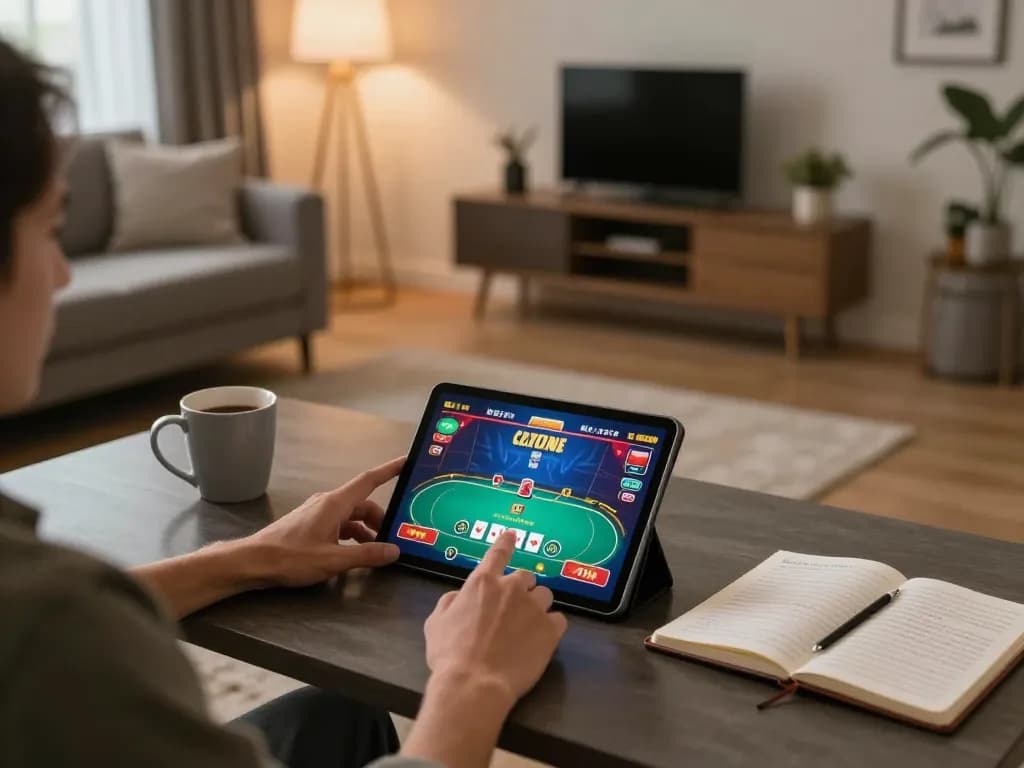 FLY88 online gaming with engaging poker gameplay in a cozy living room atmosphere