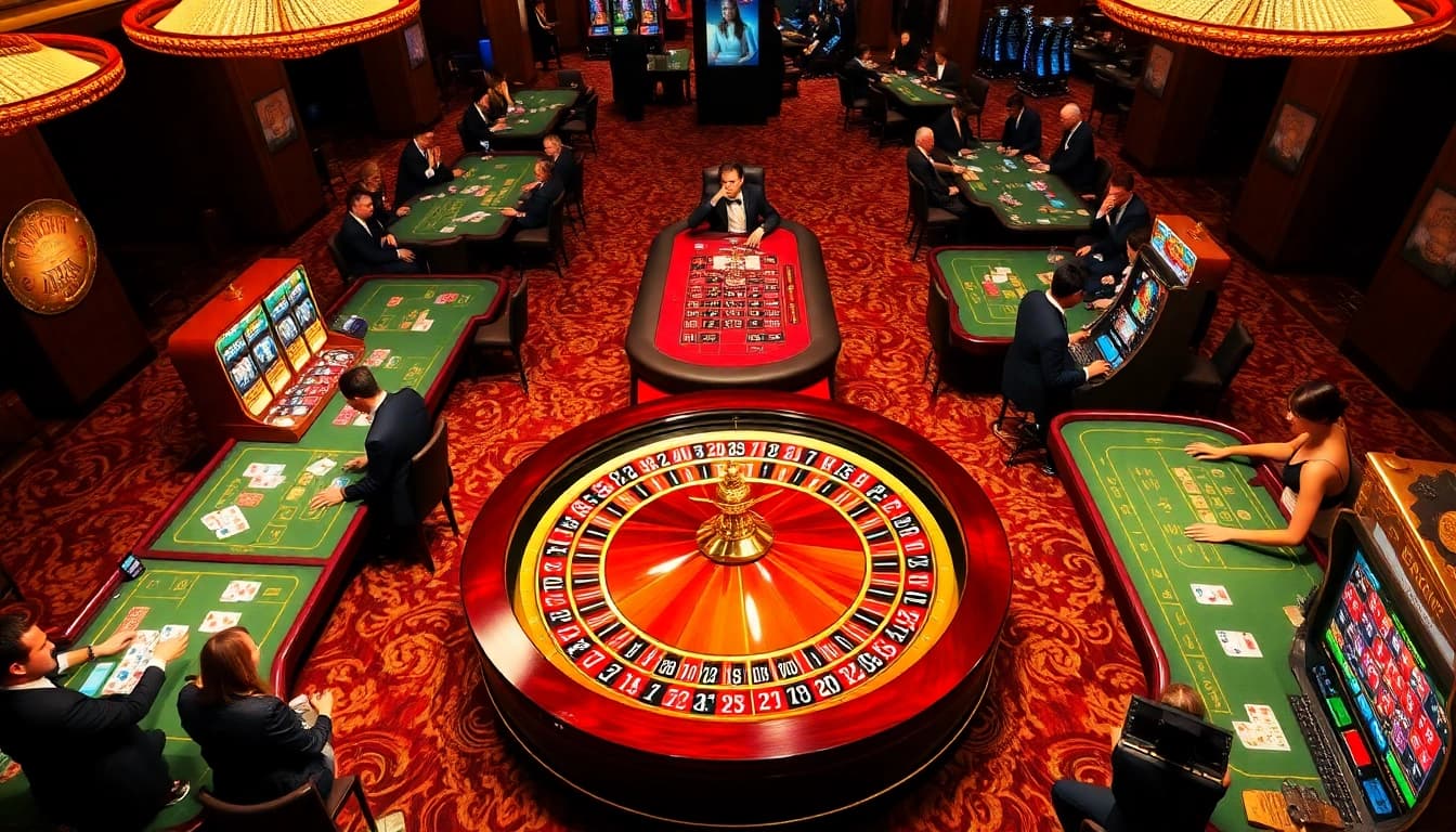 Experience luxury gambling at https://hb88hz.club/ with professionally dressed players at roulette.