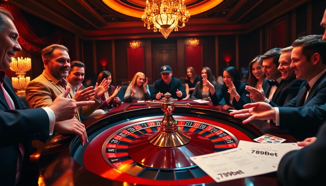 Experience thrilling gameplay at 789bet with vibrant casino visuals and exciting roulette action.