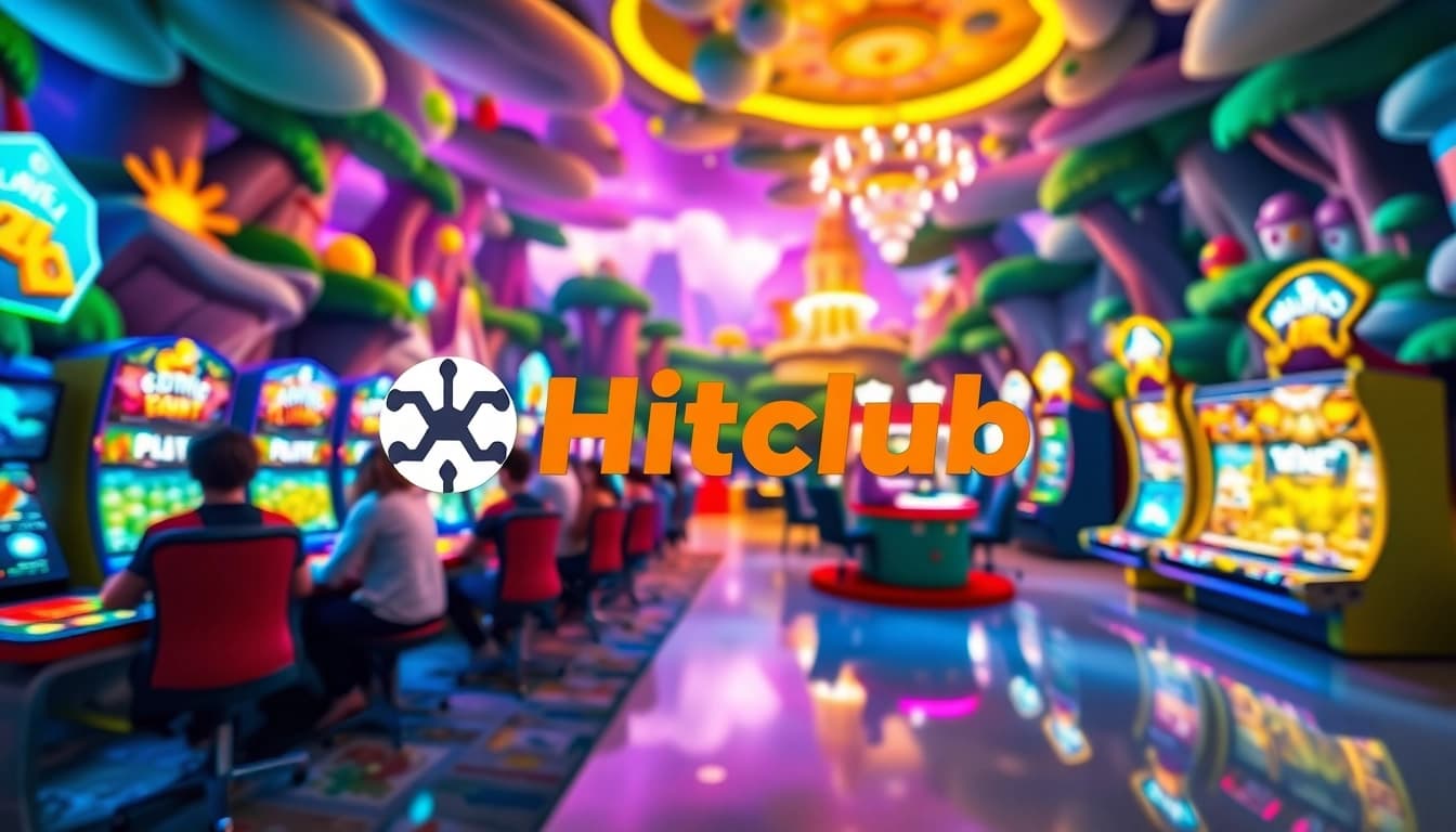 Hitclub online gaming scene with vibrant graphics and engaging atmosphere.
