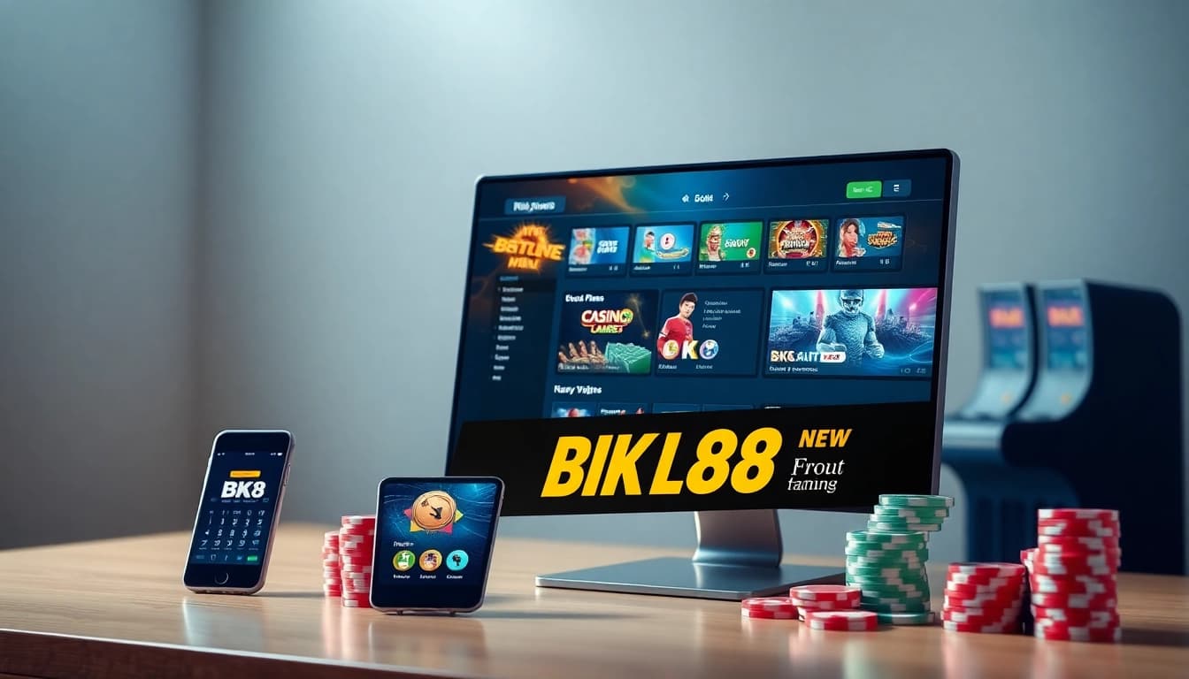 Discover BK8's online betting interface and gaming options at bk860s.com.