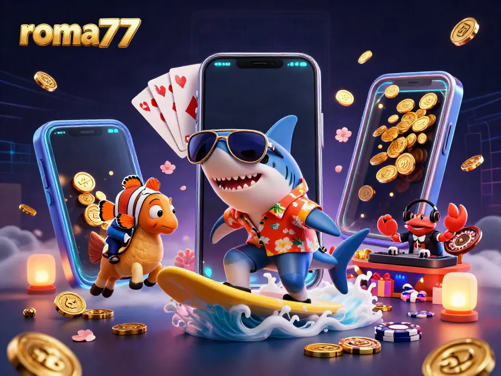 Raih kemenangan di roma77 dengan simbol slot yang menarik dan DJ krabby yang ceria.