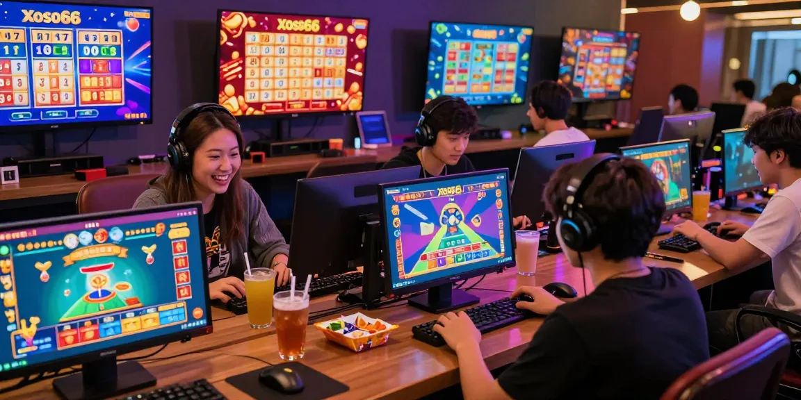 Xoso66 online gaming experience showcasing players enjoying seamless entertainment with vibrant graphics and engaged interactions.