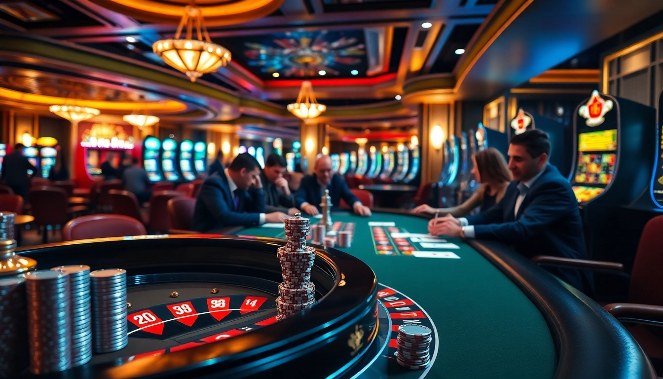 Enjoy thrilling moments at https://hot789.live/ with a vibrant casino scene featuring poker and roulette.
