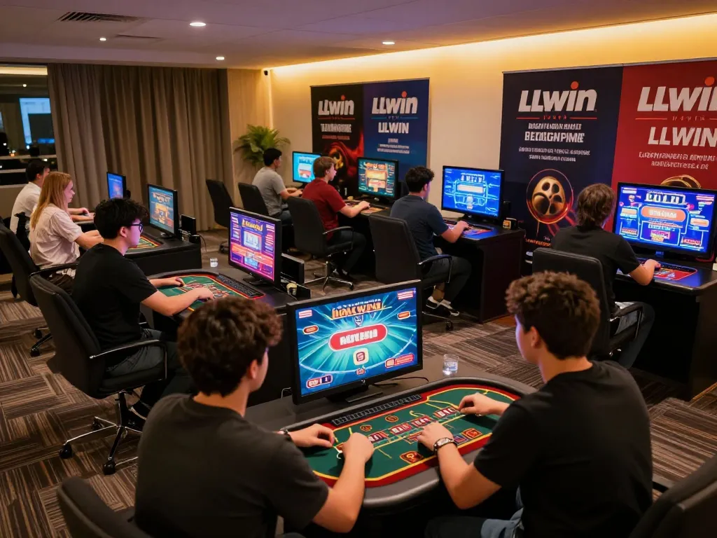 Players enjoying immersive gaming experiences with LLWIN online casino app.