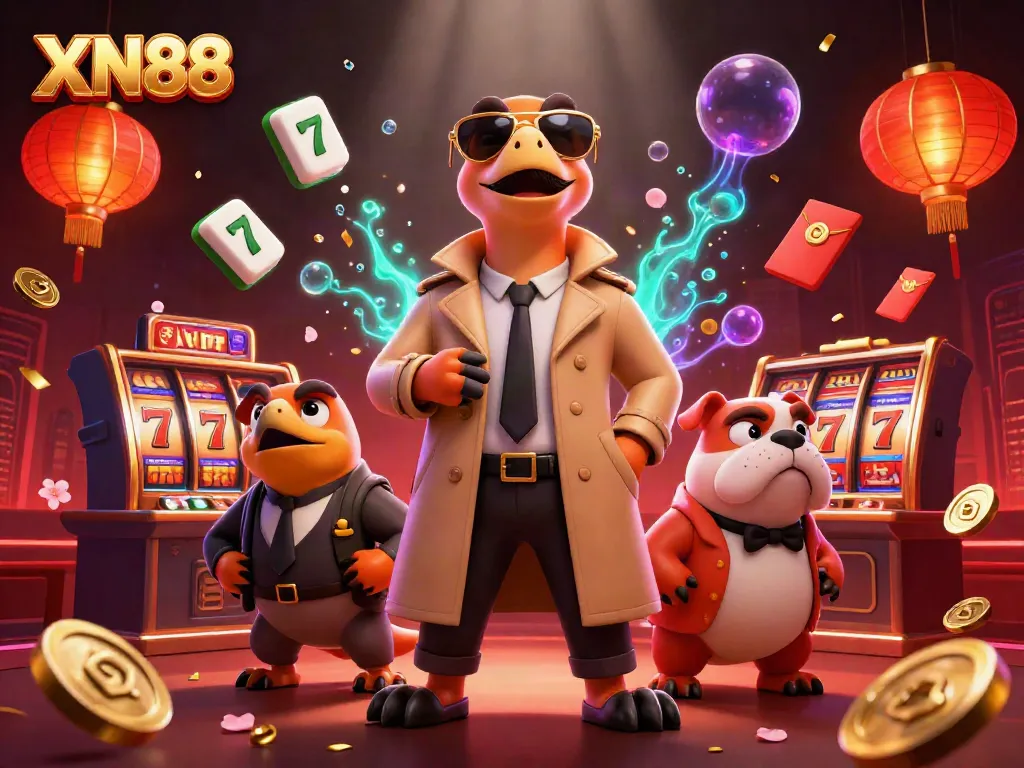 XN88 offers an exciting VIP casino experience with raptors in a trench coat and a suspicious bulldog bouncer.