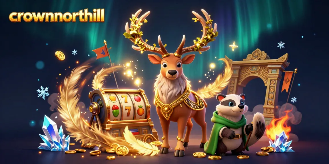 Play thrilling slots at crownnorthill with enchanting casino atmosphere and vibrant scenes.