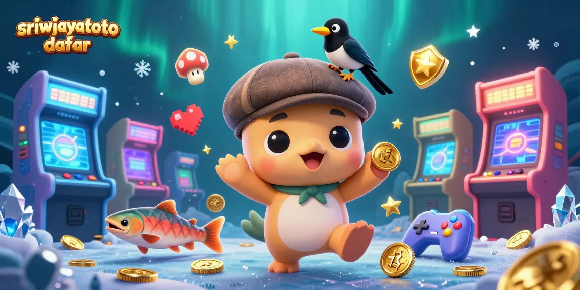 Join the fun with sriwijayatoto daftar in a vibrant gaming scene filled with exciting 3D elements.