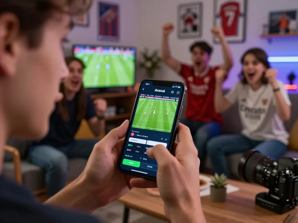 Place bets on trực tiếp bóng đá Arsenal with excitement using sports betting app