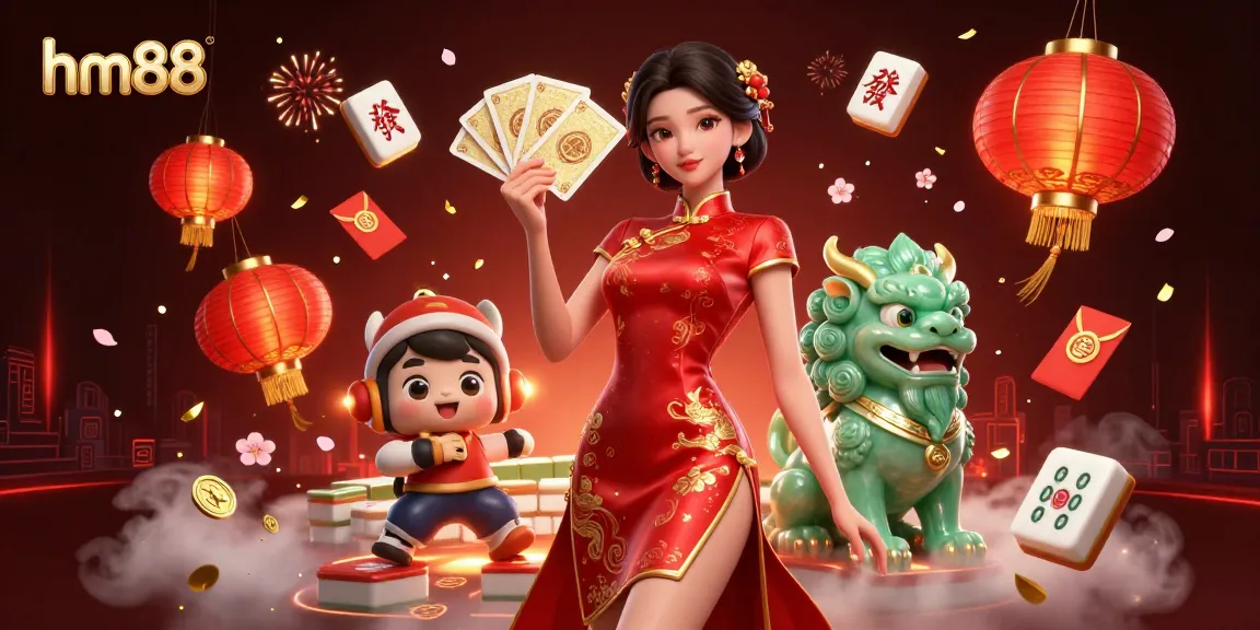 Experience exhilarating gameplay at hm88 with vibrant characters and casino elements.
