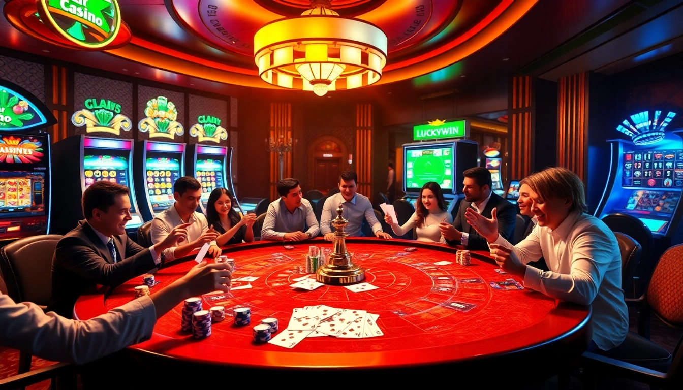 Experience the thrill of Luckywin with vibrant casino games, including slots and poker.