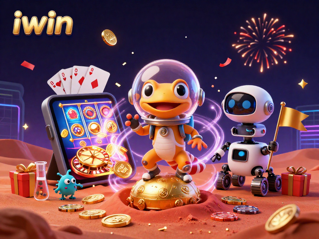 Engage with iwin's thrilling Martian casino adventure featuring vibrant slot games.