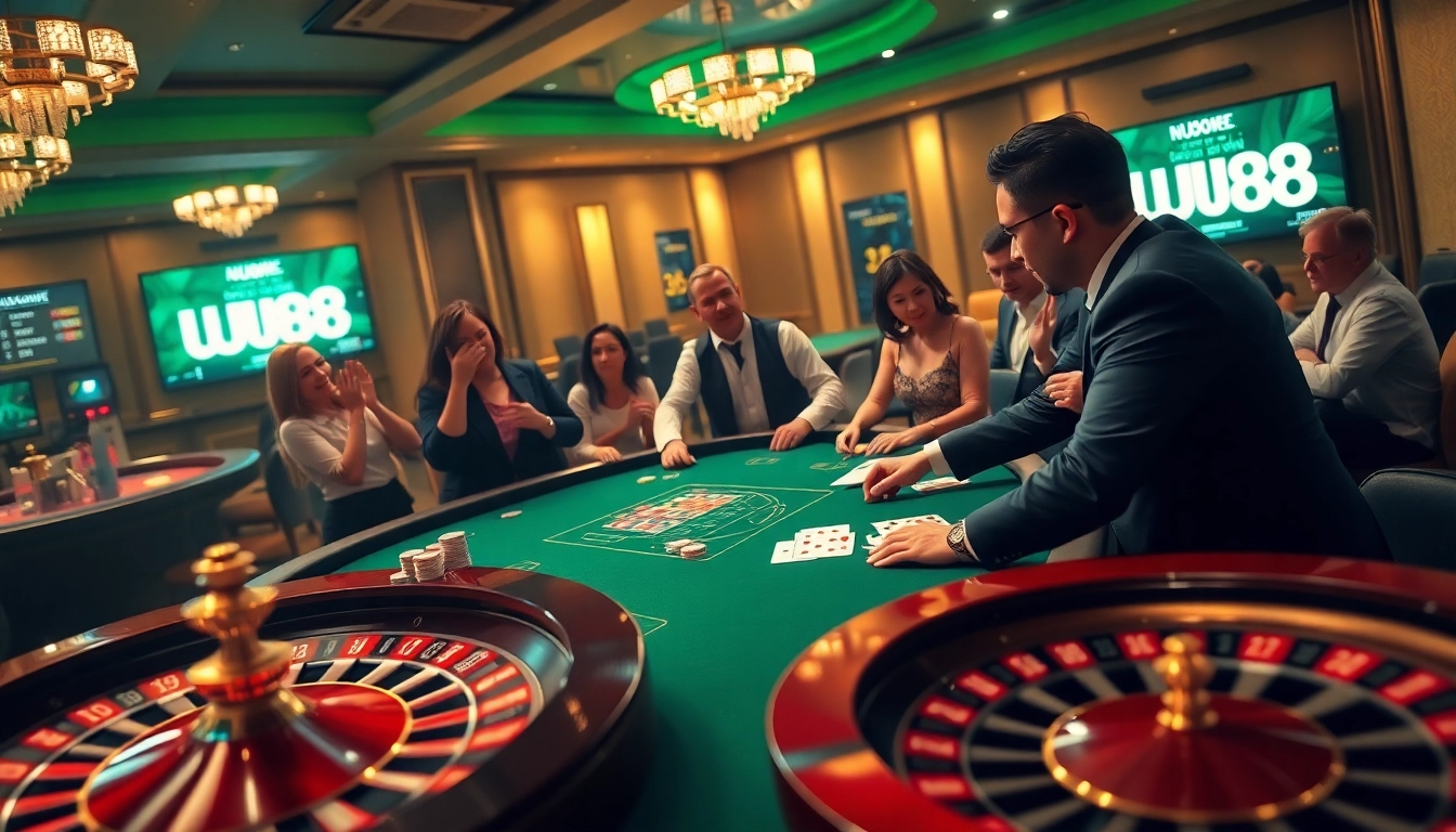 Experience thrilling poker strategies at UU88 casino with professional gameplay.