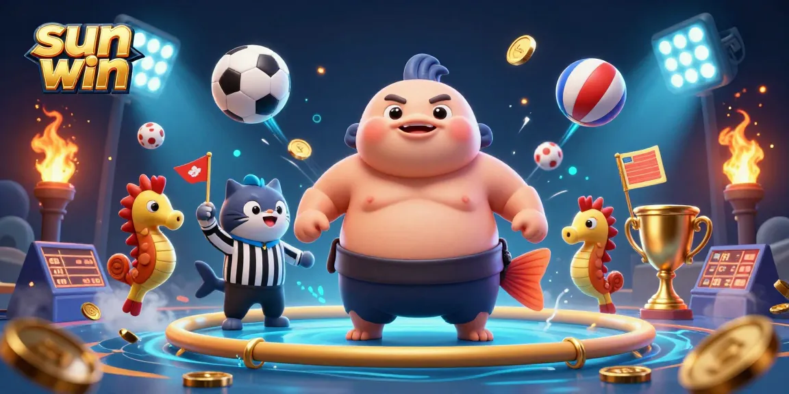 Experience thrilling moments at sun win with lively casino elements and colorful characters.