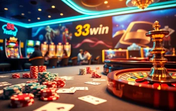 Experience thrilling gaming action at 33win with vibrant casino tables and engaging players.