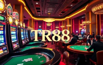 Players enjoying the thrill of gambling at TR88 casino with vibrant slots and roulette.