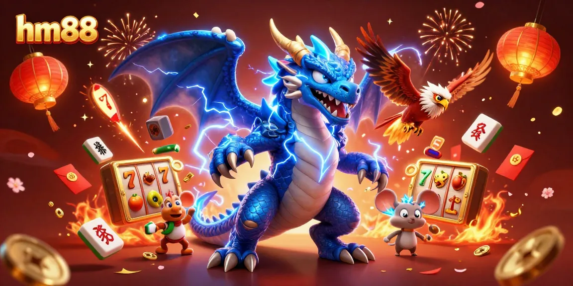 Experience hm88 with vibrant slot games featuring dynamic characters and rich casino elements.